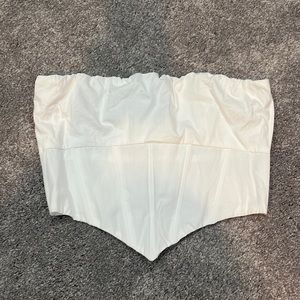 White Corset Top Princess Polly Size 4